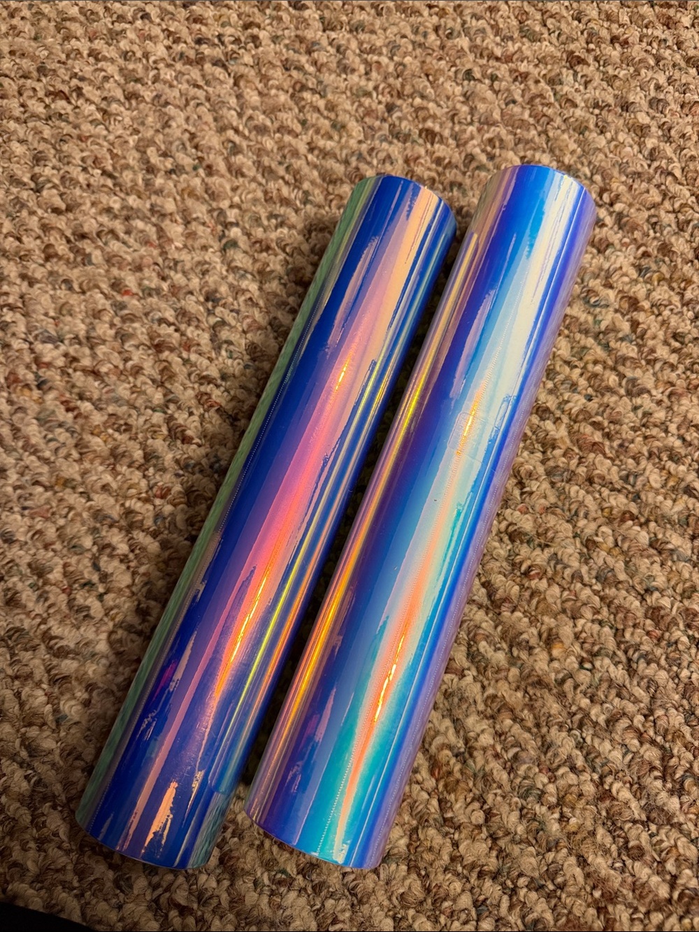 Cricut Iridescent Blue - Holographic Vinyl rolls